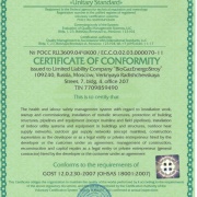 ГОСТ 12.0.230-2007 Сертификат